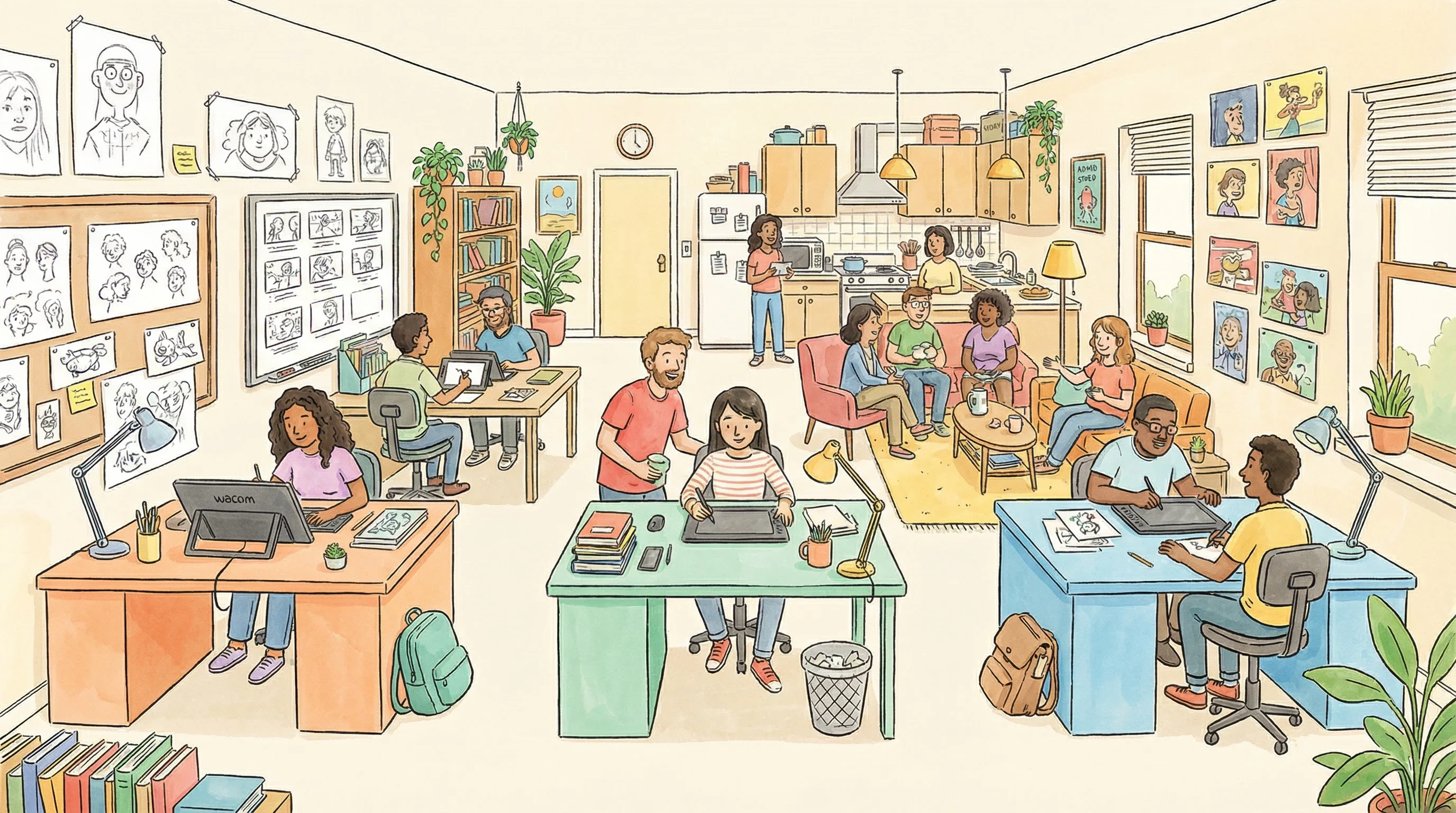 里番-最新传媒原创发布|吃瓜爆料动画师社区工作空间 - 创作者协作交流场景